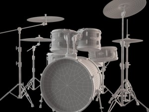 pearl drum vision brich 3D Model
