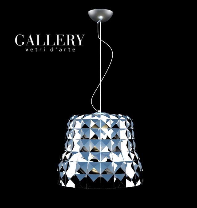 gallery lamp 3D Model .c4d .max .obj .3ds .fbx .stl .blend 