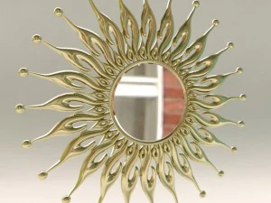 mirror art deco 3D Model