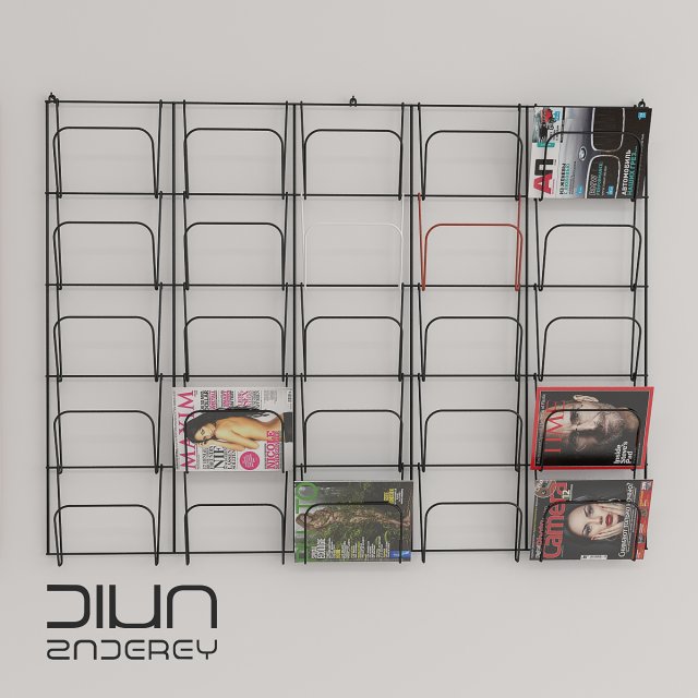 loft shelf Model 3D .c4d .max .obj .3ds .fbx .stl .blend 