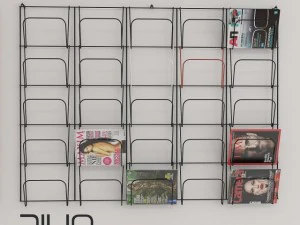 scaffale a soppalco Modello 3D