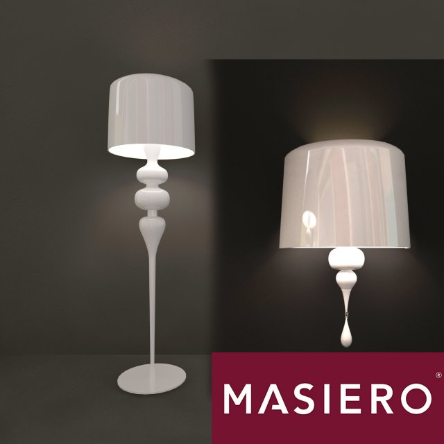 masiero lights Modello 3D .c4d .max .obj .3ds .fbx .stl .blend 