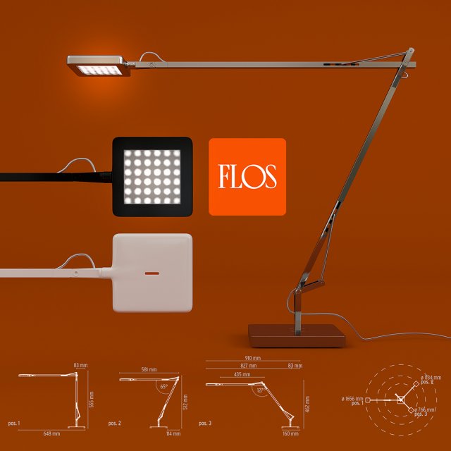 flos led 3D Model .c4d .max .obj .3ds .fbx .stl .blend 