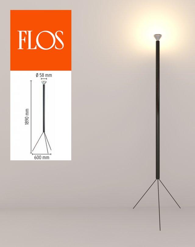 flos luminator 3D 모델 .c4d .max .obj .3ds .fbx .stl .blend 