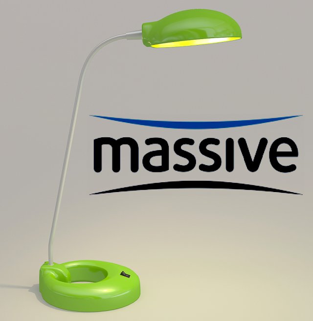 massive green 3D Model .c4d .max .obj .3ds .fbx .stl .blend 