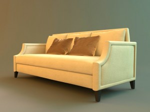 sofa one Modelo 3D