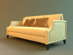 divano uno Modello 3D
