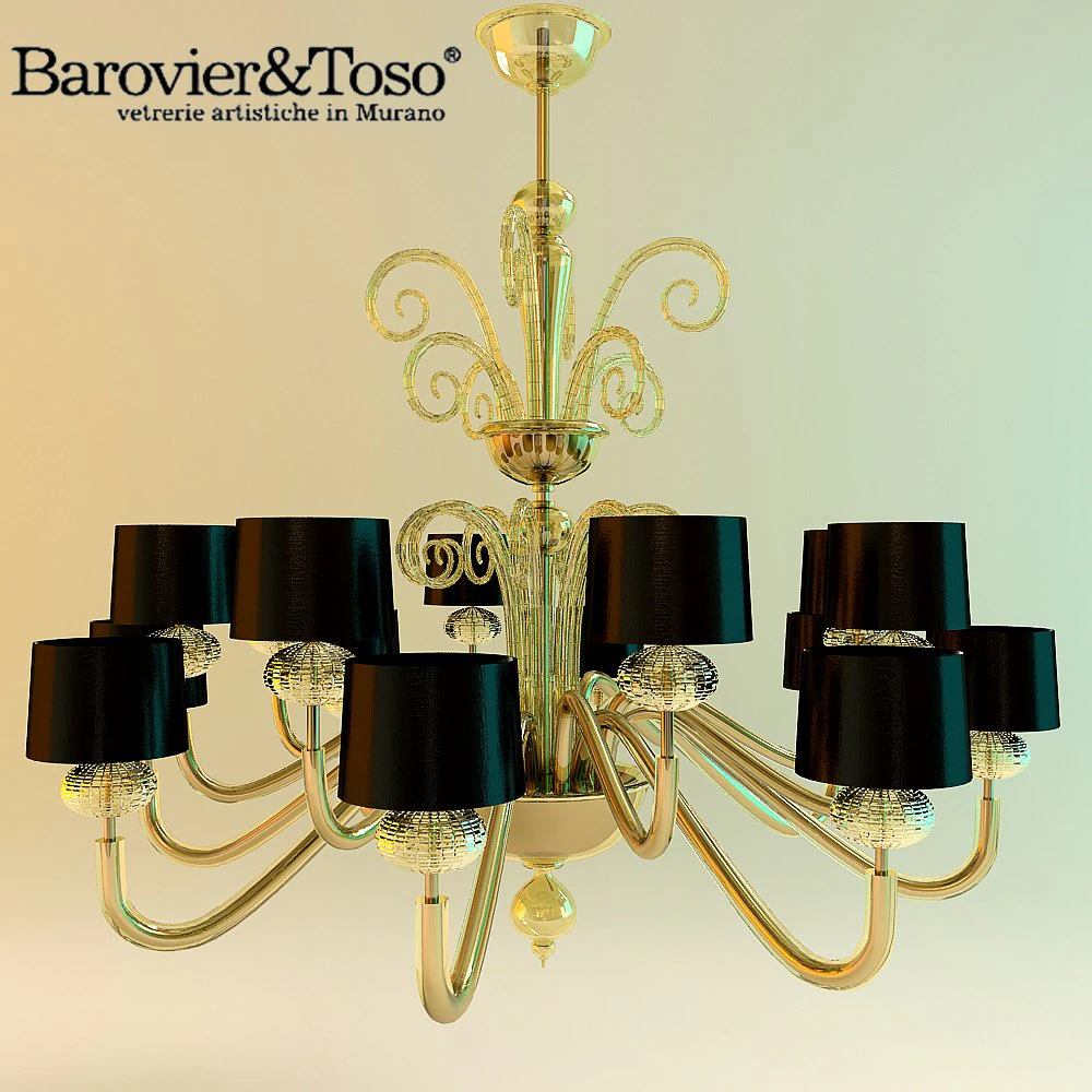 barovier  toso 3D Model .c4d .max .obj .3ds .fbx .stl .blend 