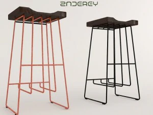 kursi bar Model 3D