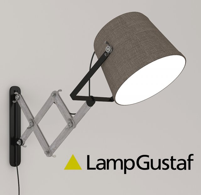 lampgustaf bra 3D Модель .c4d .max .obj .3ds .fbx .stl .blend