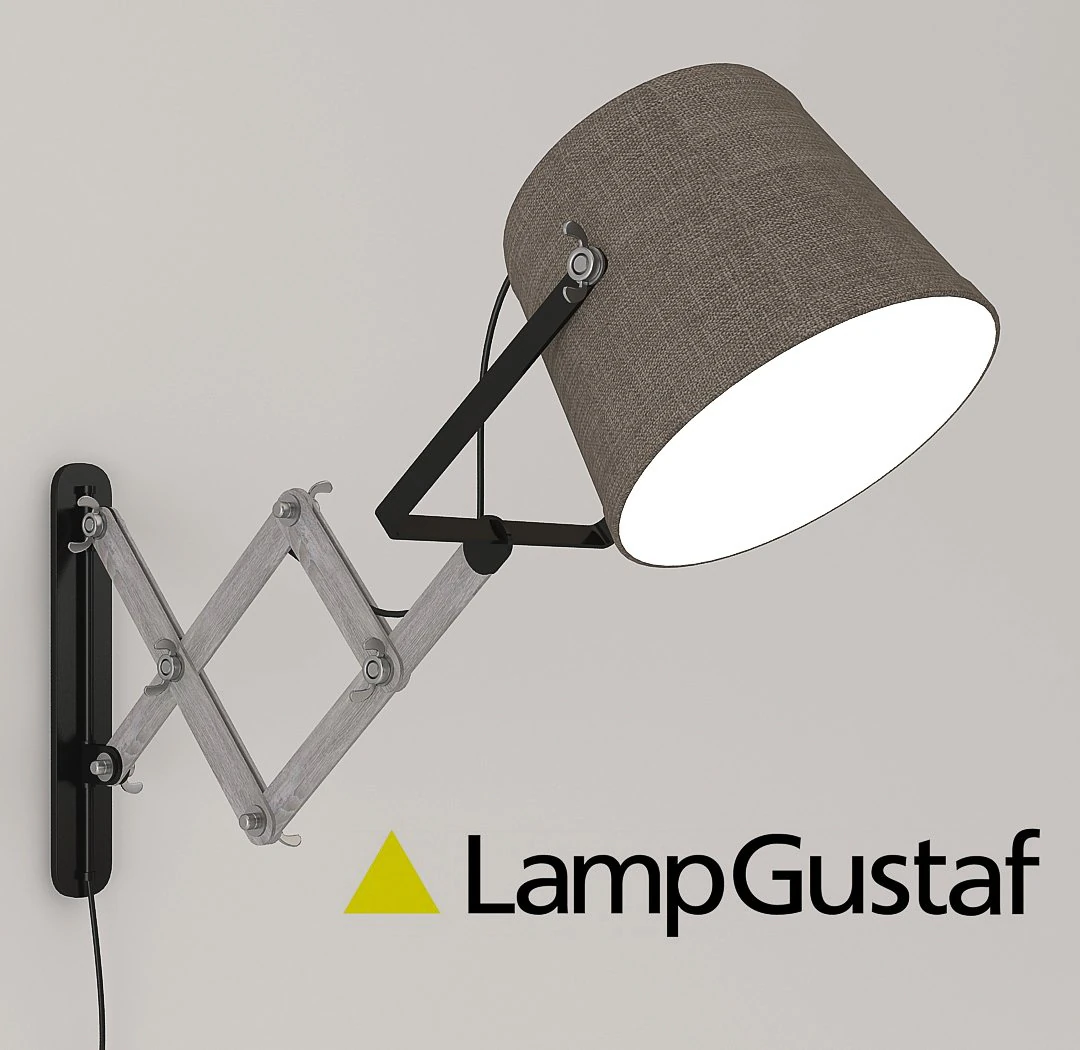 lampgustaf bra 3D Model .c4d .max .obj .3ds .fbx .stl .blend