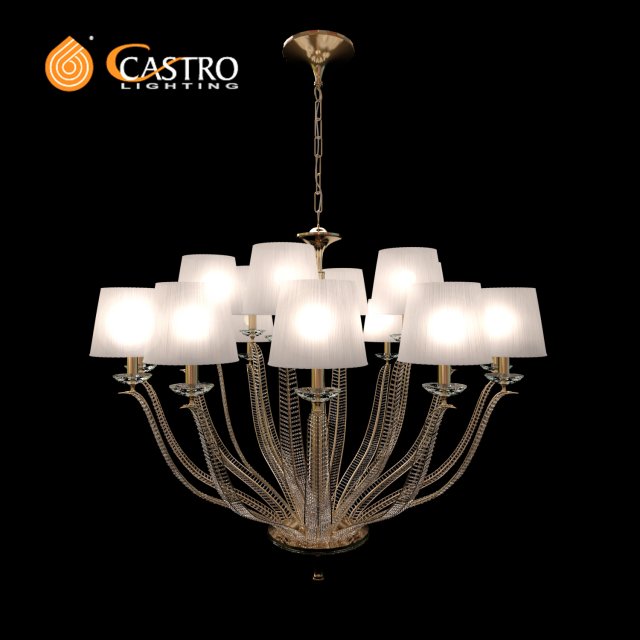 castro lighting lamp 3D 모델 .c4d .max .obj .3ds .fbx .stl .blend 
