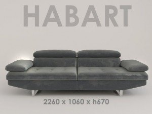 habart sofa Modelo 3D