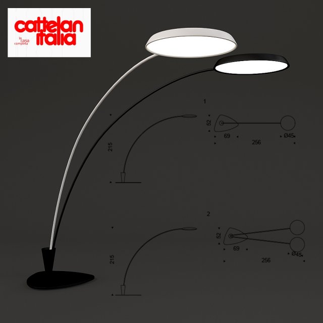 cttelan italia lamp 3Dモデル .c4d .max .obj .3ds .fbx .stl .blend 