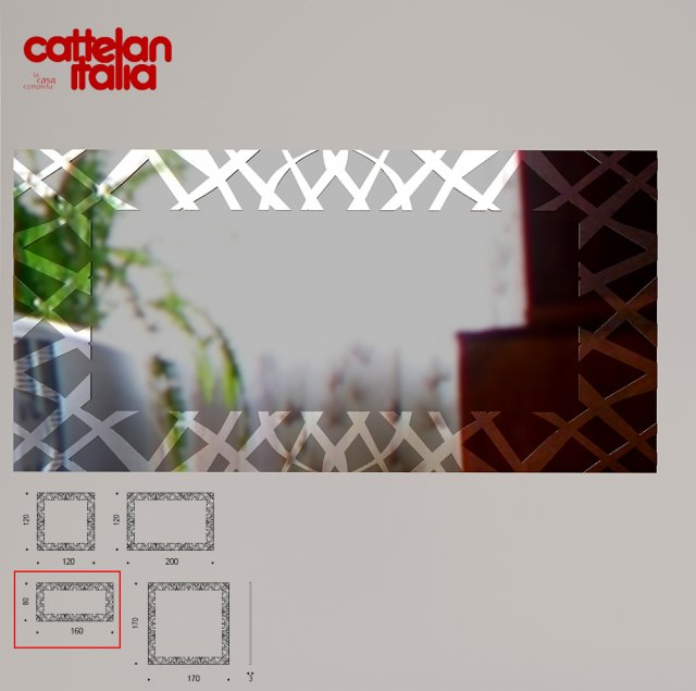 cattelan mirror 3D-Modell .c4d .max .obj .3ds .fbx .stl .blend 