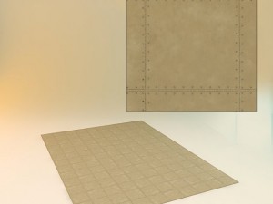 carpet leather Modelo 3D