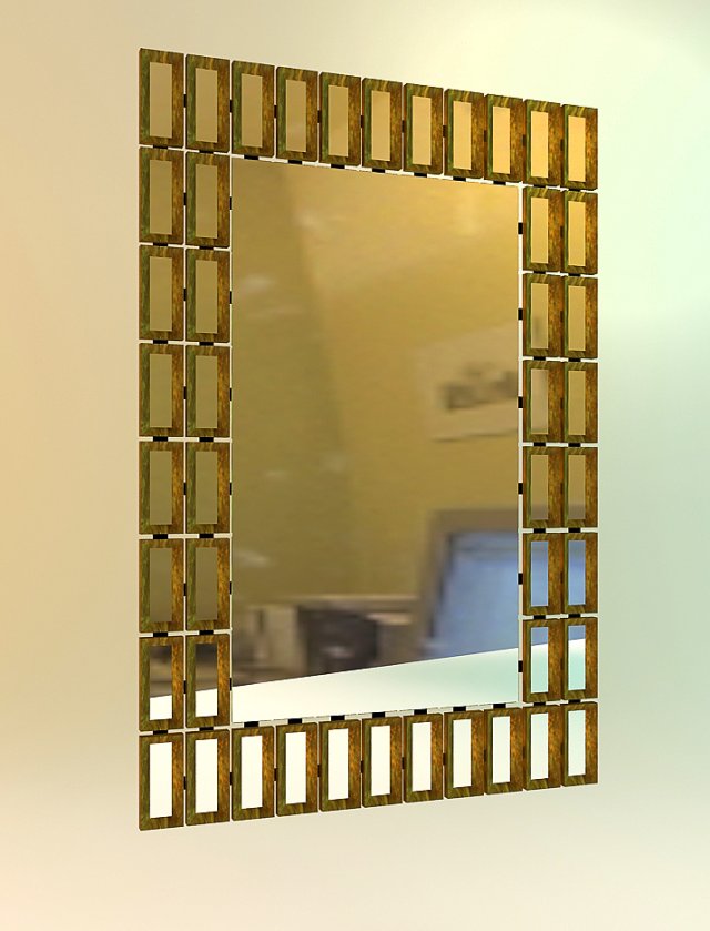 mirror 3 3D Model .c4d .max .obj .3ds .fbx .stl .blend