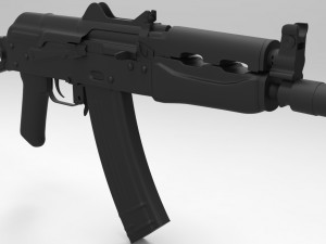 aks-74u Model 3D