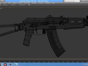 aks-74u 3D Model