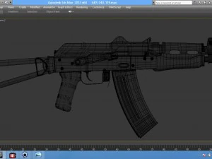 aks-74u 3D Model