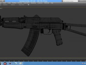 aks-74u 3D Model