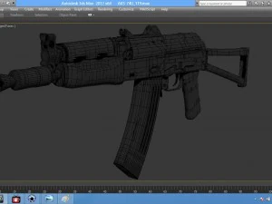 aks-74u 3D Model