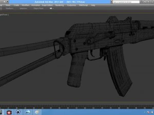 aks-74u 3D Model