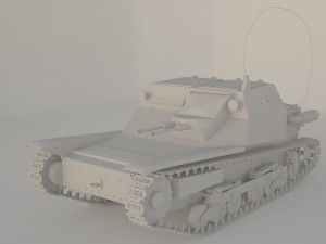 carro veloce cv35 radio version Model 3D
