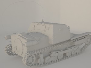 carro veloce cv35 radio version Model 3D