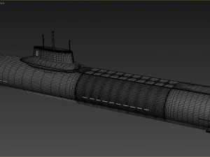 submarine 3D Model