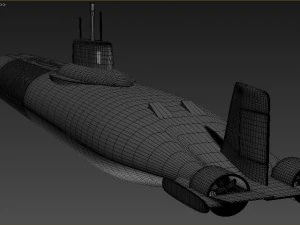 submarine 3D Model