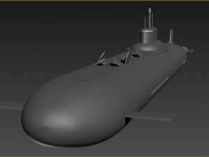 submarine 3D Модель