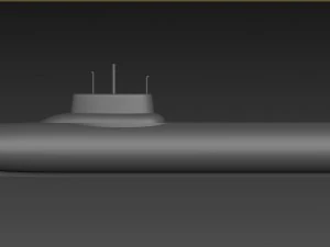 submarine 3D Model