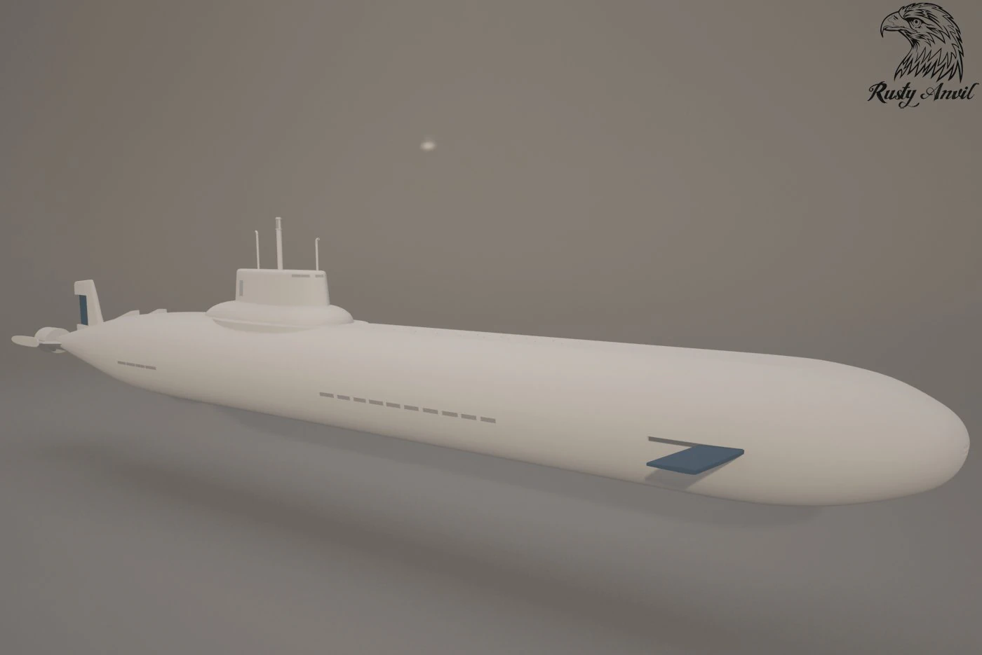 submarine 3D Model .c4d .max .obj .3ds .fbx .stl .blend 