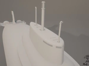 submarine 3D Model