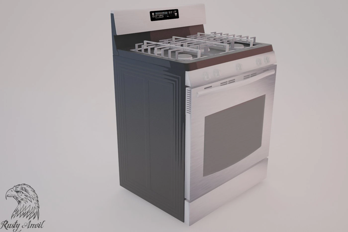 stove 3D Model .c4d .max .obj .3ds .fbx .stl .blend