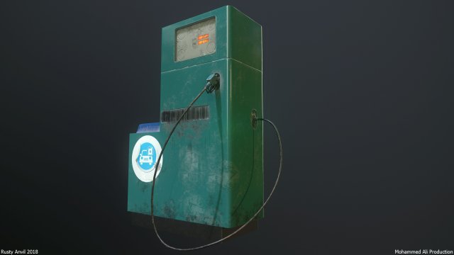 gas pump 3D Модель .c4d .max .obj .3ds .fbx .stl .blend 