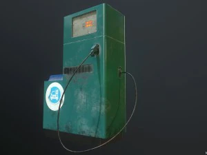 pompa di benzina Modello 3D