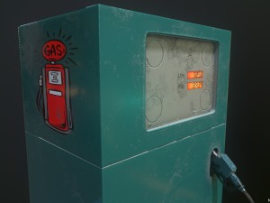 gas pump 3D Модель