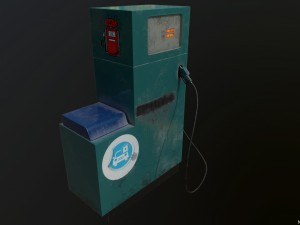 gas pump 3D Модель
