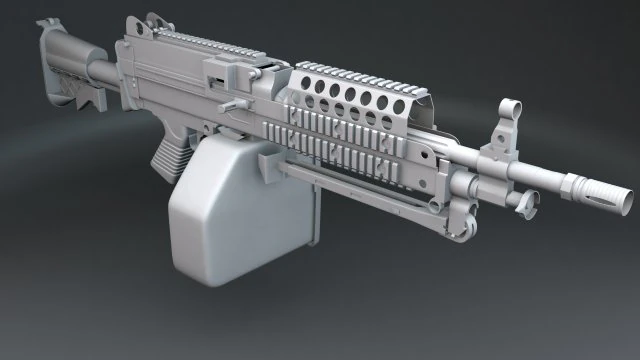 MK46 3D 模型 .c4d .max .obj .3ds .fbx .stl .blend 