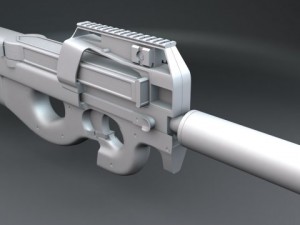 p90 Model 3D