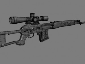 svd draganov 3D Модель