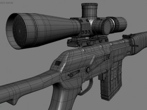 svd draganov 3D Модель