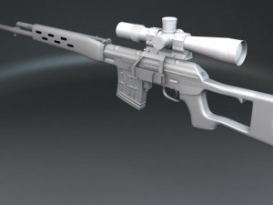 svd draganov 3D Модель