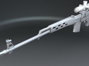 svd draganov 3D Модель