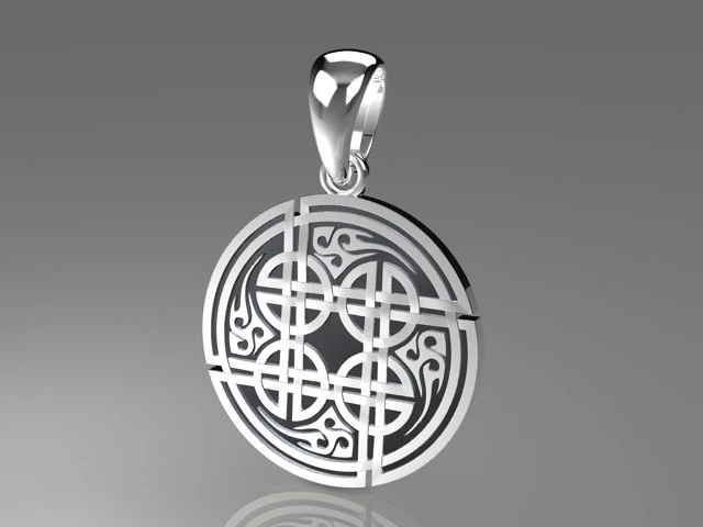 pendant celtic knots mdf1049 3D Model .c4d .max .obj .3ds .fbx .stl .blend 