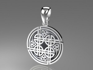 pendant celtic knots mdf1049 3D Model