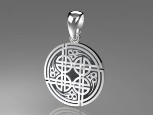 Anhänger keltische Knoten MDF1049 3D Modell