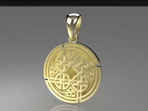 pendant celtic knots mdf1049 3D मॉडल